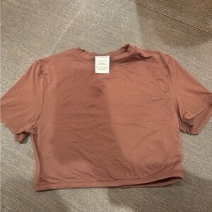 PINK Victoria's Secret Brown Crop Top
